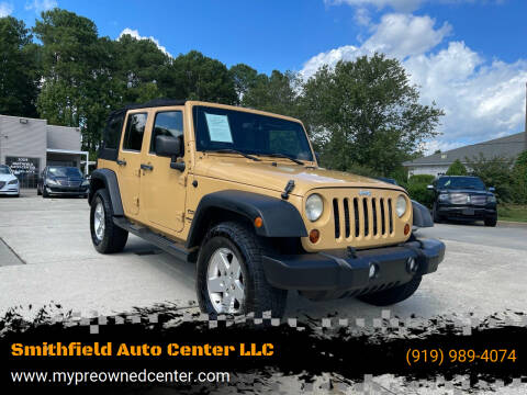 2013 Jeep Wrangler Unlimited for sale at Smithfield Auto Center LLC in Smithfield NC