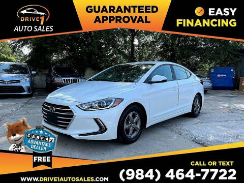2017 Hyundai Elantra for sale at Drive 1 Auto Sales in Wake Forest NC