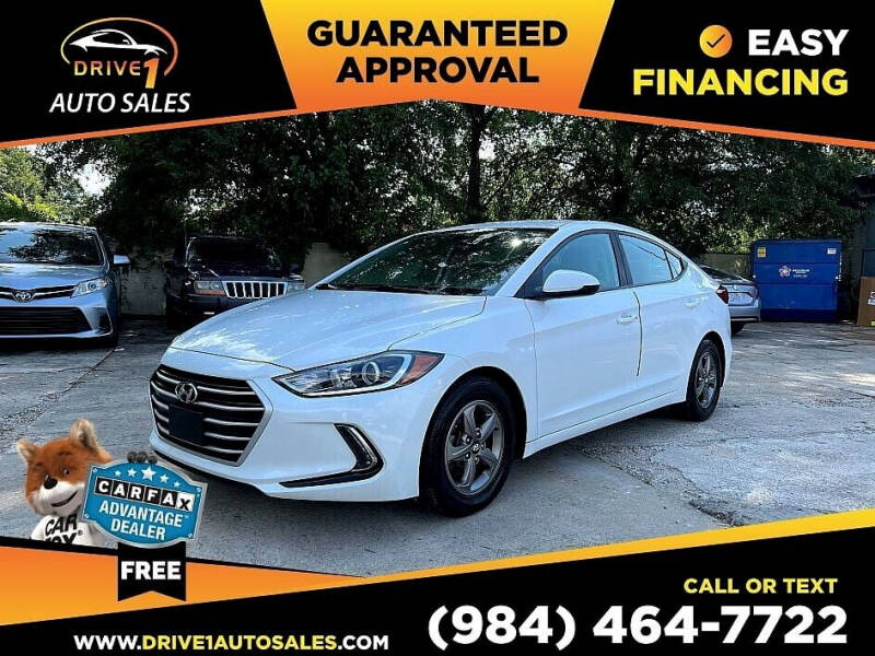 2017 Hyundai Elantra for sale at Drive 1 Auto Sales in Wake Forest NC