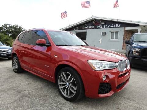 2016 BMW X3 for sale at One Vision Auto in Hollywood FL