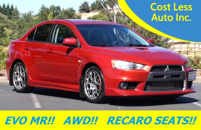 2008 Mitsubishi Lancer Evolution for sale at Cost Less Auto Inc. in Rocklin CA