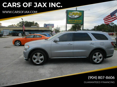 2014 Dodge Durango for sale at CARS OF JAX INC. in Jacksonville FL