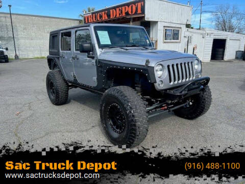 2015 Jeep Wrangler Unlimited for sale at Sac Truck Depot in Sacramento CA