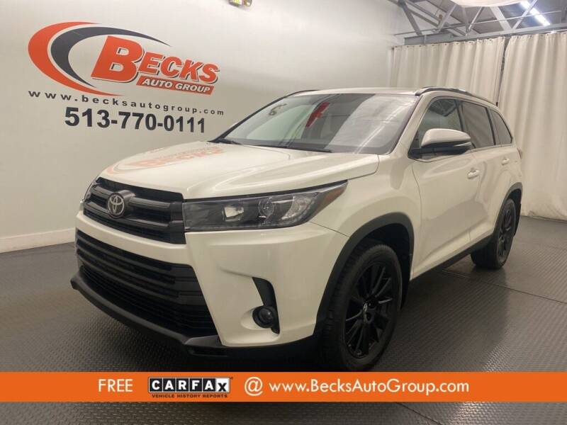 2019 Toyota Highlander for sale at Becks Auto Group in Mason OH