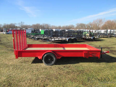 2026 Rice Trailers Single Axle Utility SST8214