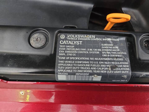 2002 Volkswagen EuroVan MV