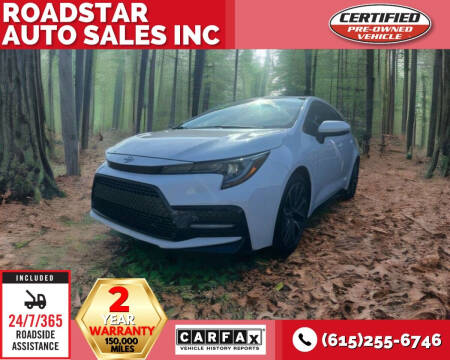 2022 Toyota Corolla for sale at Roadstar Auto Sales Inc in Nashville TN