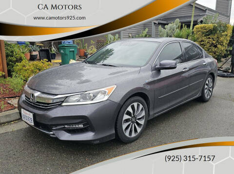 2017 Honda Accord Hybrid for sale at CA Motors in Livermore CA