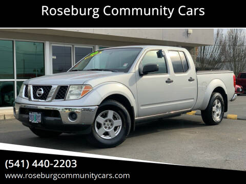 2008 Nissan Frontier for sale at Roseburg Community Cars in Roseburg OR