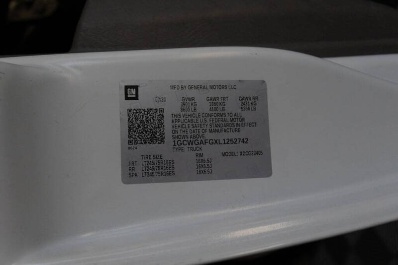 2020 Chevrolet Express 2500