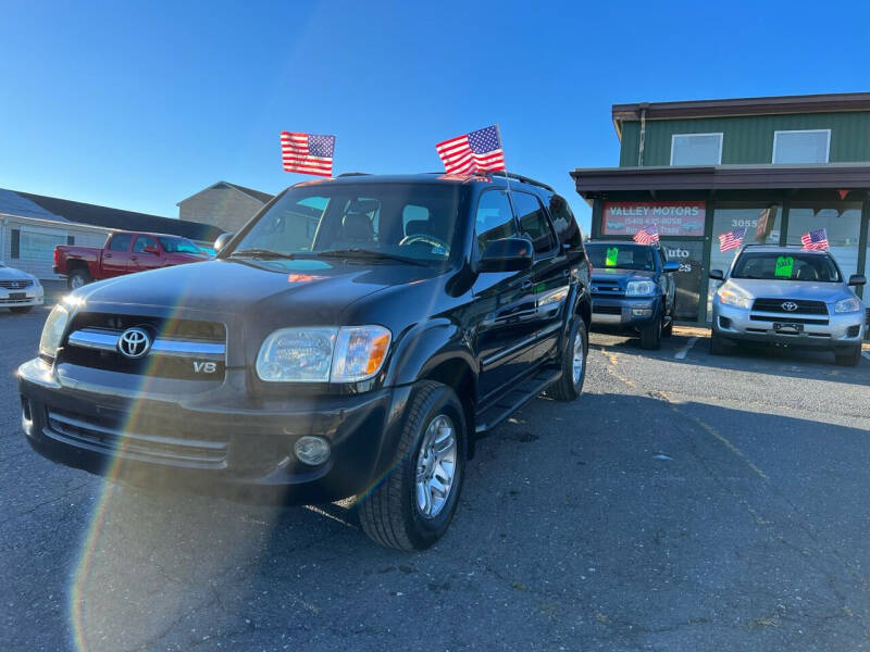 2006 Toyota Sequoia for sale at Valley Motors in Harrisonburg VA