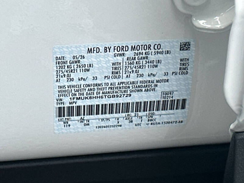 2026 Ford Explorer Platinum