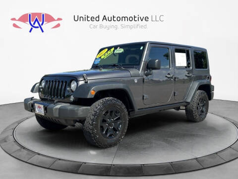 2017 Jeep Wrangler Unlimited for sale at UNITED Automotive in Denver CO