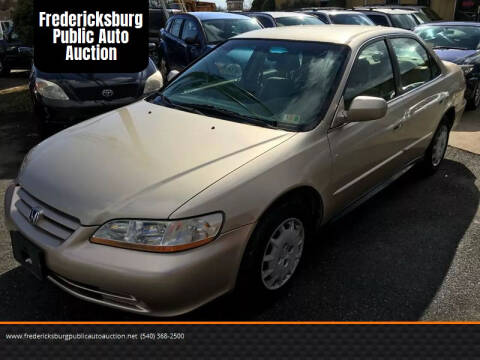 2002 Honda Accord for sale at FPAA in Fredericksburg VA