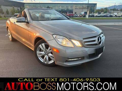 2012 Mercedes-Benz E-Class for sale at Auto Boss in Woods Cross UT