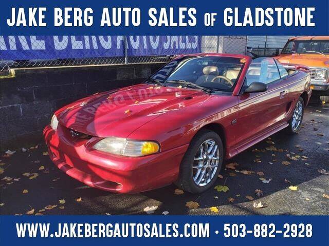 1995 Ford Mustang for sale at Jake Berg Auto Sales in Gladstone OR