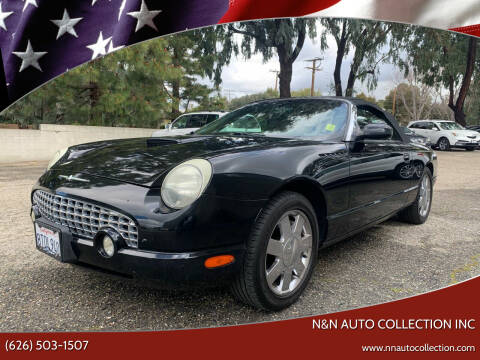 2002 Ford Thunderbird for sale at n&n auto collection inc in Pasadena CA