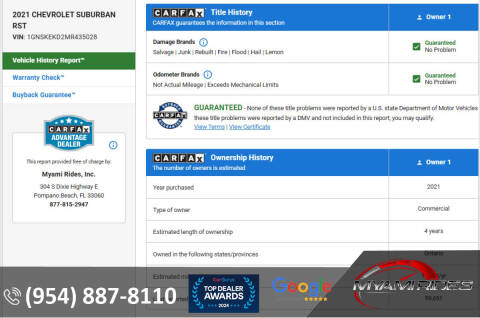 2021 Chevrolet Suburban RST