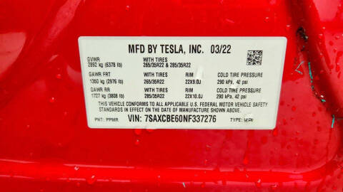 2022 Tesla Model X Plaid