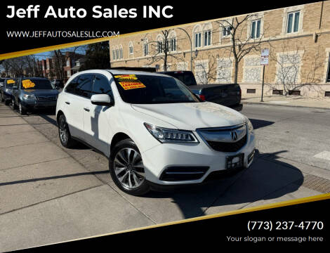2016 Acura MDX for sale at Jeff Auto Sales INC in Chicago IL