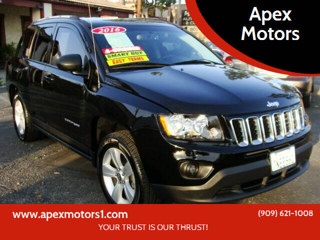 2016 Jeep Compass for sale at Apex Motors in Montclair CA