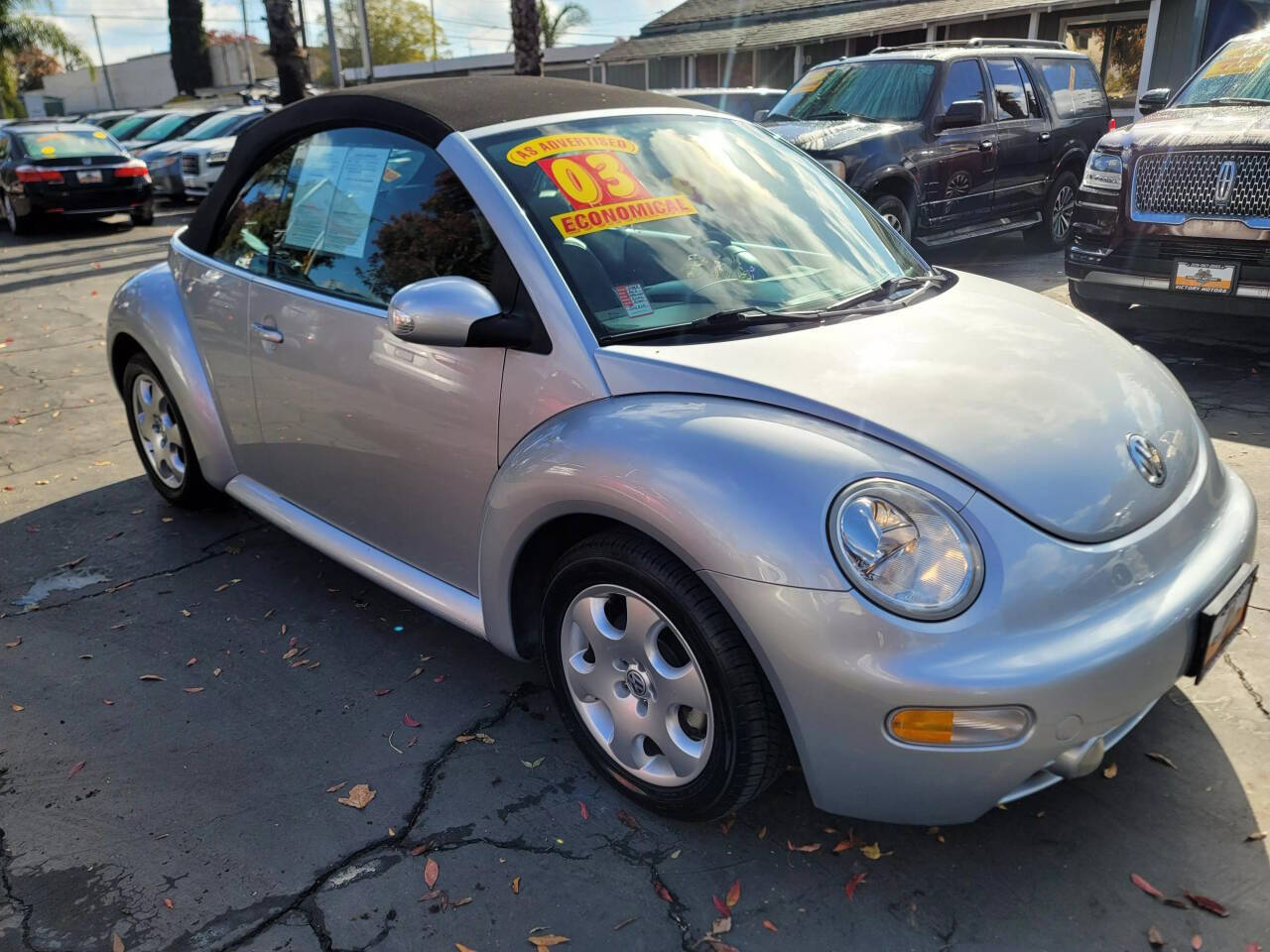 2003 Volkswagen New Beetle Convertible for sale at Victory Motors Inc in Modesto, CA