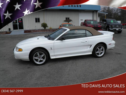 1997 Ford Mustang SVT Cobra for sale at Ted Davis Auto Sales in Riverton WV