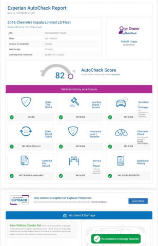 2016 Chevrolet Impala Limited LS Fleet