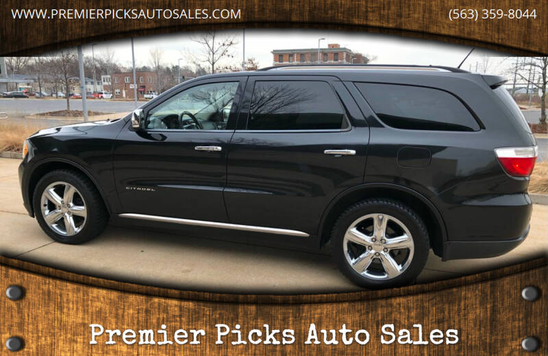 2012 Dodge Durango for sale at Premier Picks Auto Sales in Bettendorf IA