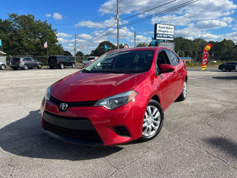 2014 Toyota Corolla for sale at Trust Motor Company in Stockbridge GA