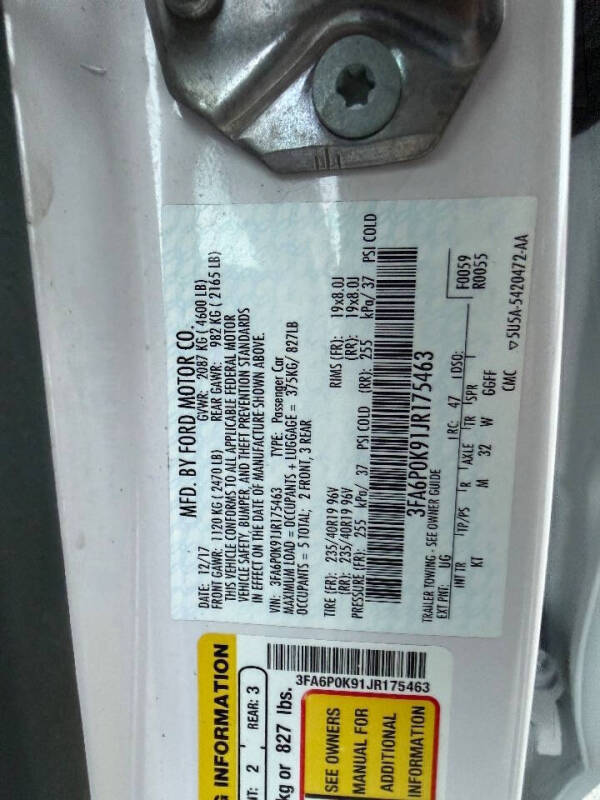 2018 Ford Fusion Titanium