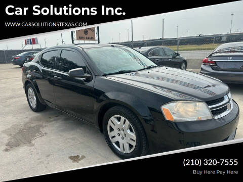2014 Dodge Avenger for sale at Car Solutions Inc. in San Antonio TX