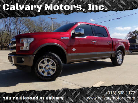 2017 Ford F-150 for sale at Calvary Motors, Inc. in Bixby OK