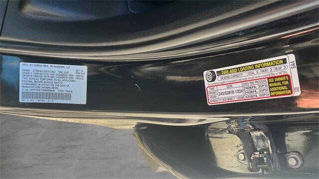 2019 Honda Ridgeline RTL-E