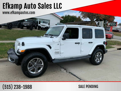 2019 Jeep Wrangler Unlimited for sale at Efkamp Auto Sales LLC in Des Moines IA