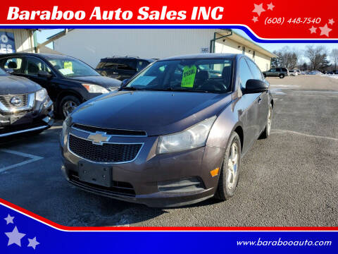 2014 Chevrolet Cruze for sale at Baraboo Auto Sales INC in Baraboo WI