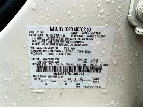 2021 Ford EcoSport SES