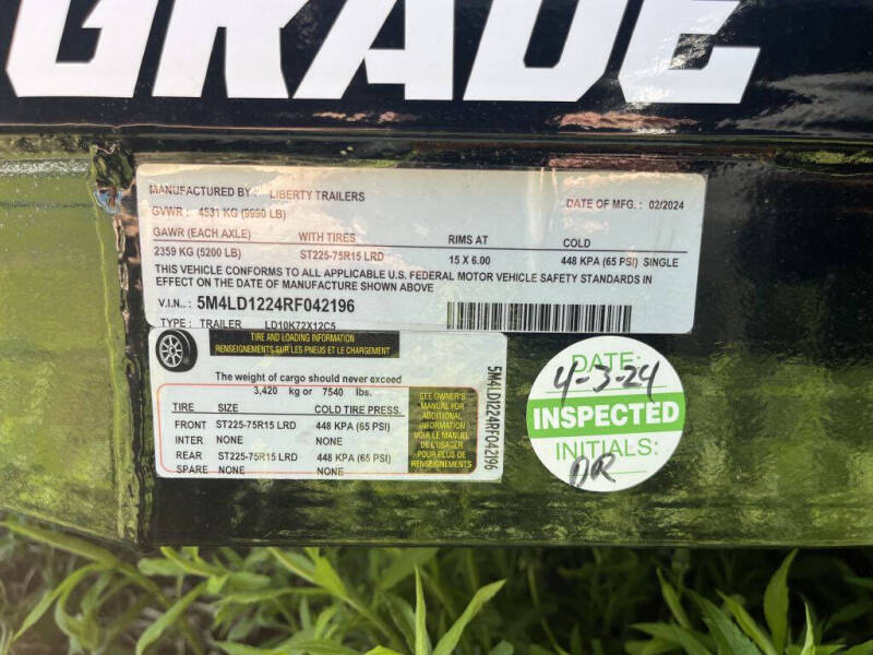 2024 Liberty Trailers 10K DUMP