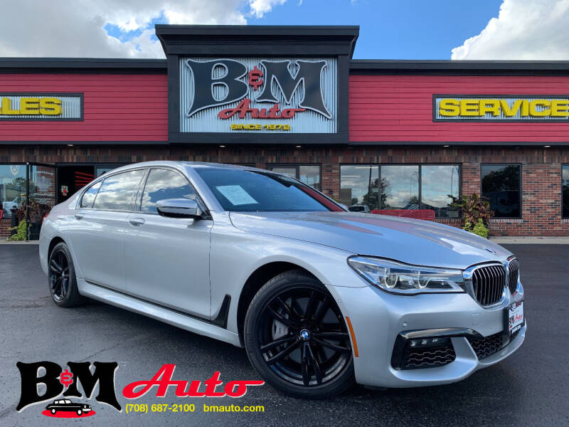2018 BMW 7 Series for sale at B & M Auto Sales Inc. in Oak Forest IL