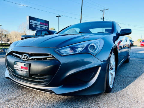 2013 Hyundai Genesis Coupe for sale at Premium Motor's LLC in Norfolk VA