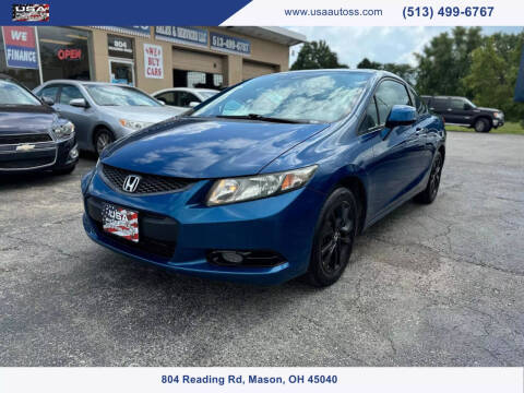 2013 Honda Civic for sale at USA Auto Sales & Services, LLC in Mason OH