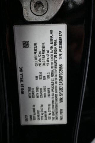 2021 Tesla Model 3 Standard Range Plus