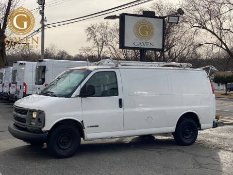 2002 Chevrolet Express for sale at Gaven Commercial Truck Center in Kenvil NJ
