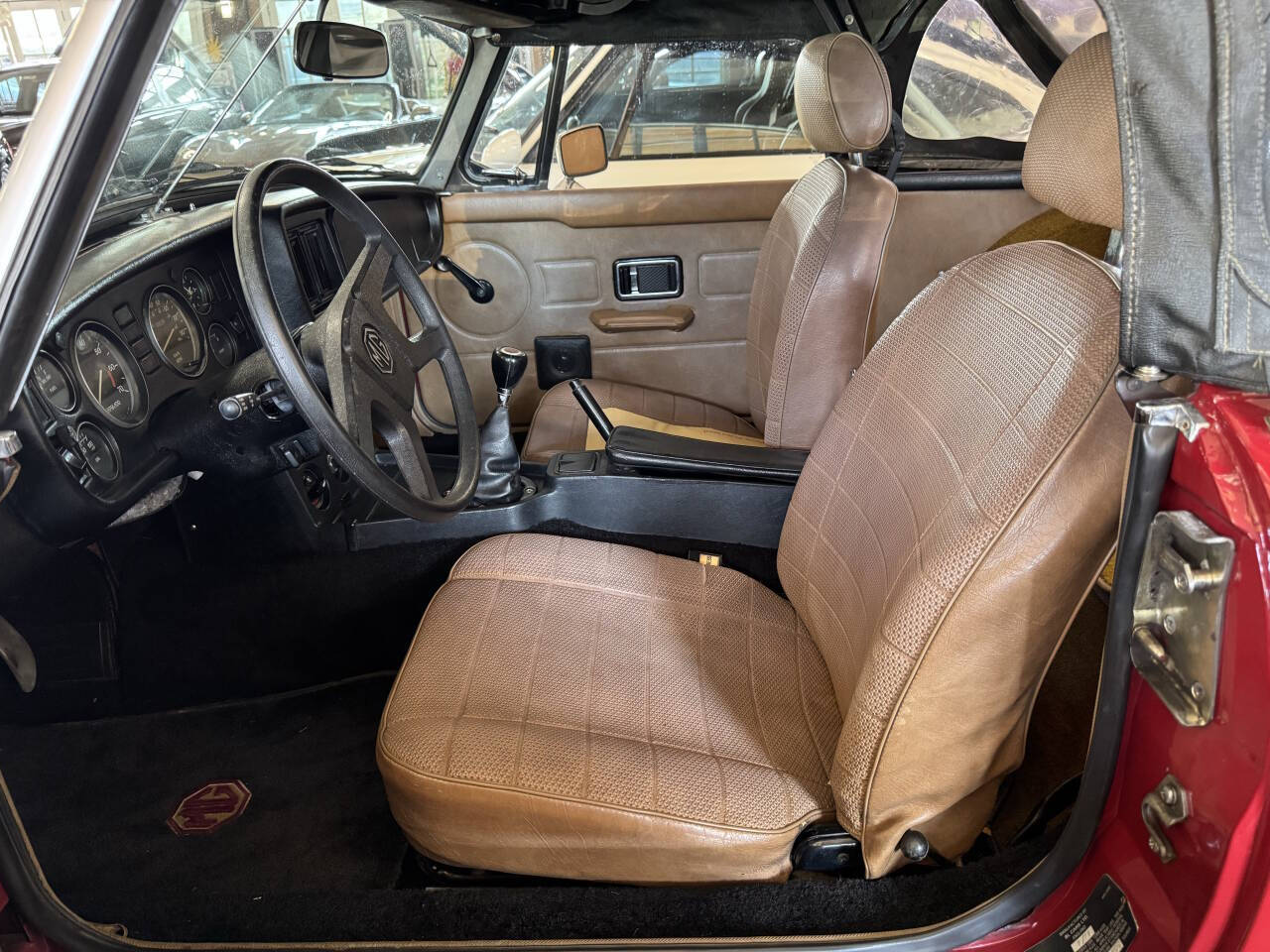 Red 1980 MG MGB 29