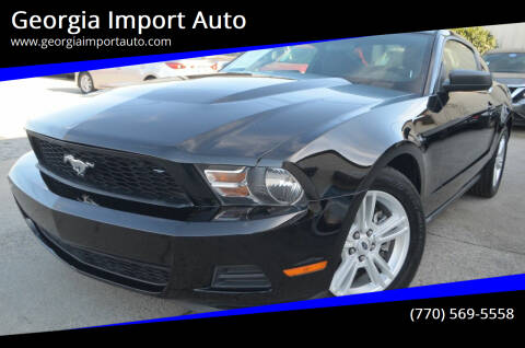 2012 Ford Mustang for sale at Georgia Import Auto in Alpharetta GA