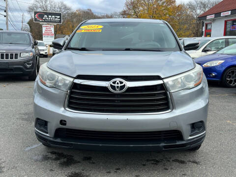 2015 Toyota Highlander for sale at AMZ Auto Center in Rockland MA