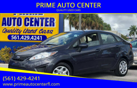 2012 Ford Fiesta for sale at PRIME AUTO CENTER in Palm Springs FL