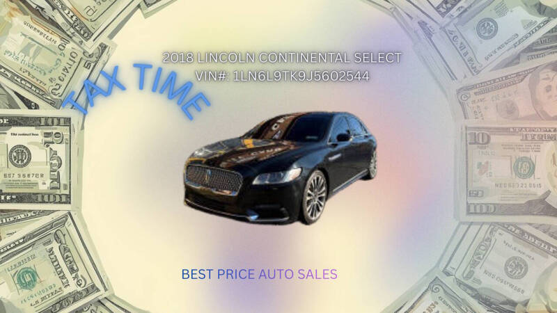 2018 Lincoln Continental Select