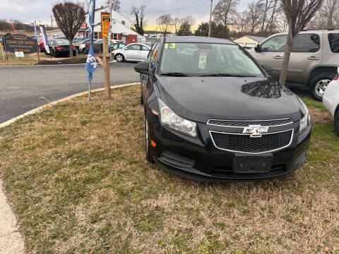 2013 Chevrolet Cruze for sale at CLEAN CUT AUTOS in New Castle DE