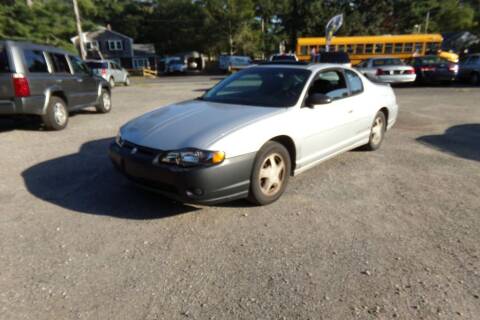 2001 Chevrolet Monte Carlo for sale at 1st Priority Autos in Middleborough MA